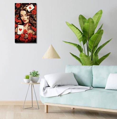 Obraz 30x60cm Różany Hazard na Arena.pl