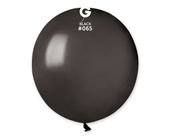 Balon metaliczny metalik metallic czarny 48cm