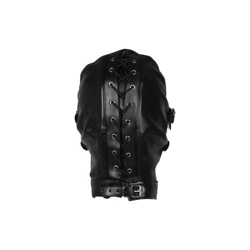 blindfolded mask with breathable ball gag   black na Arena.pl