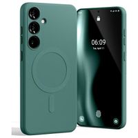 mercury magsafe semi-silicone sam s24 fe s721 zielony /green