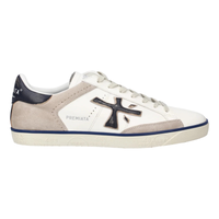 Premiata Buty Męskie Sneakersy Steven 7285 Skórzane Premium Beżowe 45