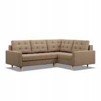 NAROŻNIK ELMA XL Rogówka KANAPA Rozkładana BONEL CAPPUCCINO BEŻOWY