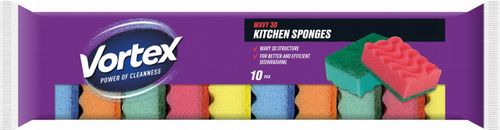 vortex gąbki kuchenne 3d wave 10 szt. na Arena.pl
