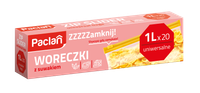 Paclan Woreczki z suwakiem 1L 15 sztuk