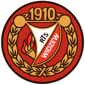 Opłatek na tort Herb Proporzec Klub Widzew Łódź Piłka Nożna