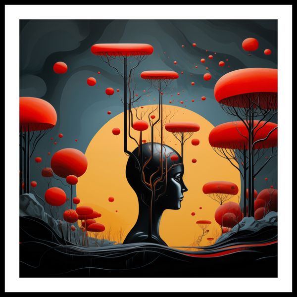Plakat 80x80cm Myślokształty zdjęcie 3