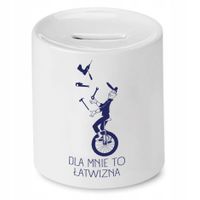 Skarbonka Dla Budowlańca Dla Mnie To Łatwizna Z Nadrukiem Ze Zdjęciem