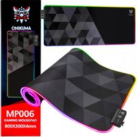 ONIKUMA MP006 GAMINGOWA PODKŁADKA POD MYSZ MYSZKĘ PODŚWIETLANA RGB 80x30 CM