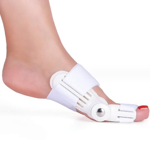 Uniwersalny aparat na haluksy regulowany separator korekcyjny biała orteza na Arena.pl