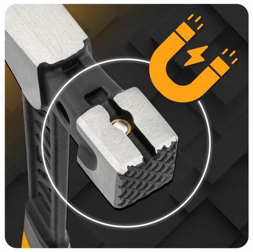 MŁOTEK CIESIELSKI DEKARSKI DO GWOŹDZI HARTOWANY STAL MONOBLOK MAGNES 920G na Arena.pl