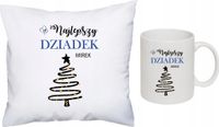 PODUSZKA+KUBEK prezent Dziadka Święta Mikołajki