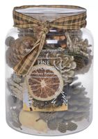 Potpouri szampańskie w słoiku sosna-cynamon