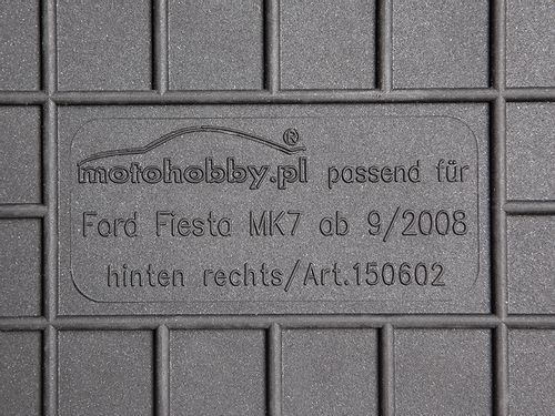 Mazda 2 II 07-14 DYWANIKI GUMOWE PRZÓD DEDYKOWANE na Arena.pl