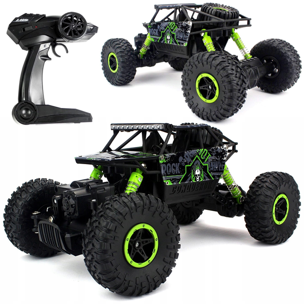 Auto Zdalnie Sterowane 1:18 Zielone zdjęcie 1