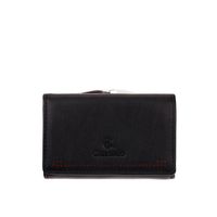 Czarny damski portfel Canaletto z perforacją laserową – elegancja i funkcjonalność PD1223P51