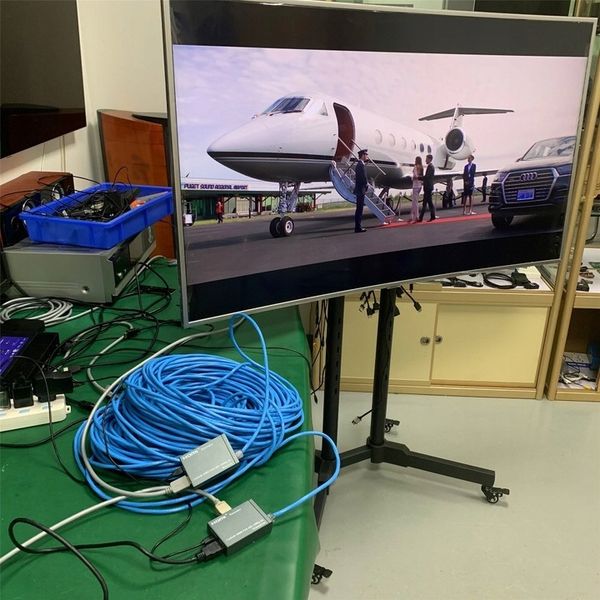 EXTENDER HDMI LAN PO SKRĘTCE RJ45 60M IR LOOPOUT zdjęcie 6
