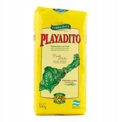 Yerba Mate Playadito Elaborada Con Palo Tradicional 500g 0,5kg na Arena.pl
