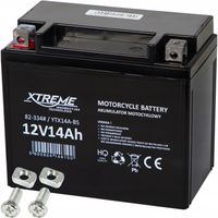 AKUMULATOR MOTOCYKLOWY XTREME 12V 14Ah BEZOBSŁUGOWY SKUTER MOTOR QUAD