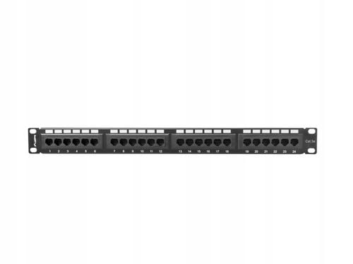 Patch panel Lanberg PPU5-1024-B 24 port 1U kat.5e czarny na Arena.pl