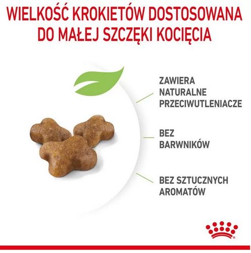 Royal Canin Kitten Karma Sucha Dla Kociąt Od 4 Do 12 Miesiąca Życia 400G na Arena.pl