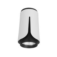 OPRAWA NATYNKOWA LED GU10 BIAŁO CZARNA TUBA