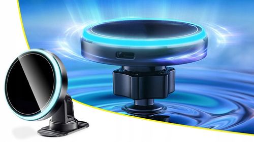 UCHWYT NA TELEFON DO SAMOCHODU ŁADOWARKA INDUKCYJNA SAMOCHODOWA DO MAGSAFE na Arena.pl