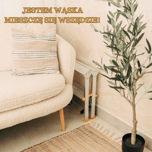 Drabinka dwustronna 2stopniowa 2x2 podest stołek taboret Drabest 125kg na Arena.pl