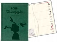 Kalendarz A6 2026 TYGODNIOWY TERMINARZ z grawerem prezent DLA KOSMETYCZKI