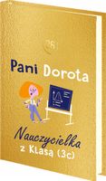 PLANER dla nauczyciela DZIENNY kalendarz książkowy A4 złoty srebrny