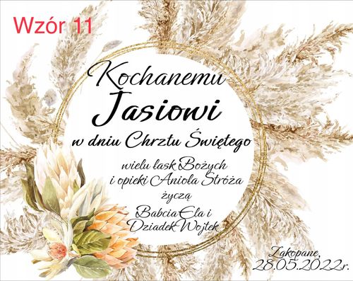 Prezent na chrzest w drewnianym pudełku Biblia na Arena.pl