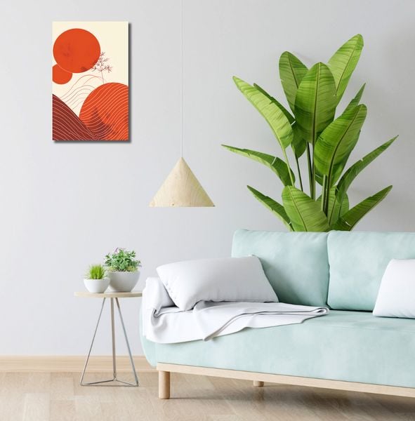 Obraz 30x50cm Ciepło Czerwieni zdjęcie 2