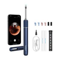 otoskop z kamerą do czyszczenia uszu bebird note 5 (niebieski)
