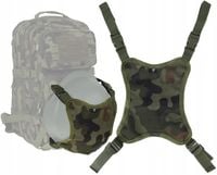 UCHWYT NA HEŁM KASK OCHRONNY KARIMATĘ ŚPIWÓR NOSZAK NA PLECAK PL CAMO wz.93