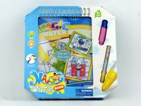 KSIĄŻECZKA + PISAK DO KOLOROWANIA WODĄ 1700