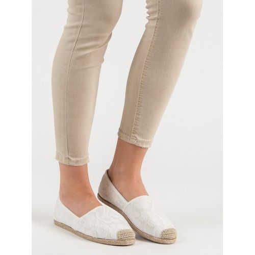 Białe Koronkowe Espadryle r.38 na Arena.pl