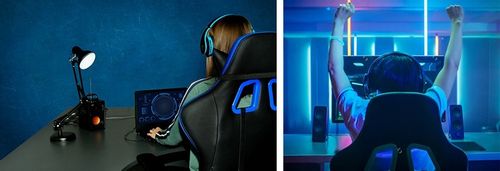 Fotel GAMINGOWY dla Gamera Gracza na Prezent Urodziny Dzień Chłopaka na Arena.pl