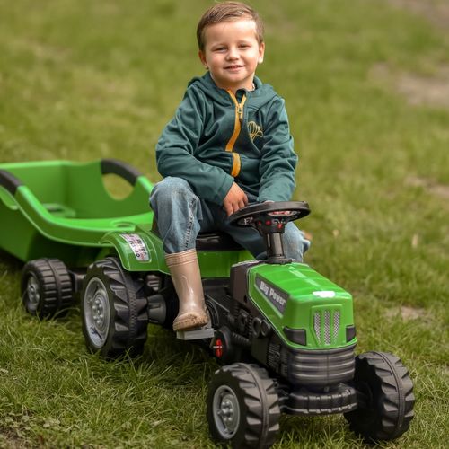 WOOPIE Traktor na Pedały Big PowerTrac z Przyczepą XXL na Arena.pl