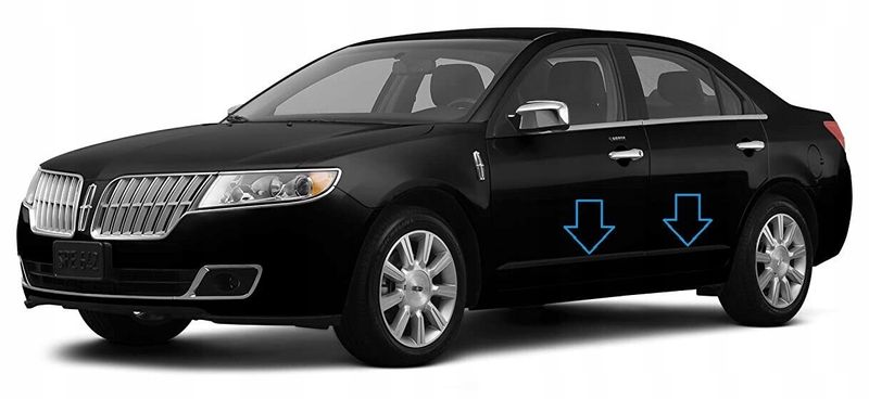 Lincoln MKZ 2007-2012 - Listwy chrom boczne drzwi chromowane ochronne zdjęcie 1