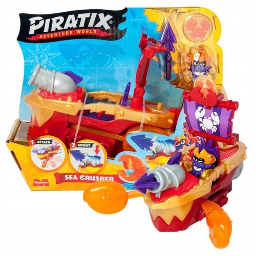 PIRATIX Sea Crusher Statek Piracki Krab i Ekskluzywny Kapitan Lobster na Arena.pl