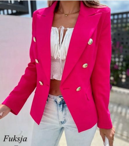 ŻAKIET MODNA MARYNARKA STYLOWY ŻAKIET różne KOLORY S 190 na Arena.pl