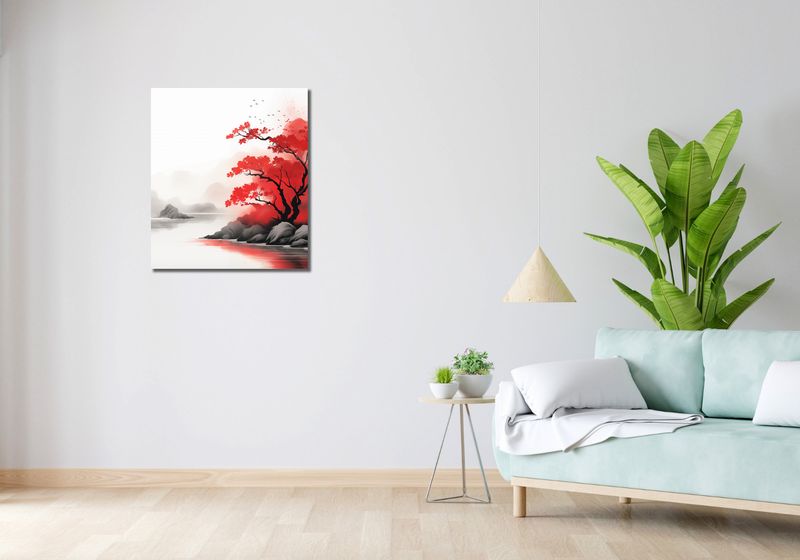 Obraz 60x70cm Spokój przy Medytacji zdjęcie 2