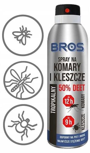 bros - spray na komary i kleszcze 50% deet 90ml - 2 szt. na Arena.pl