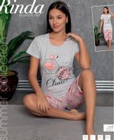 Damska piżama krótka bawełniana wygodna turecka M