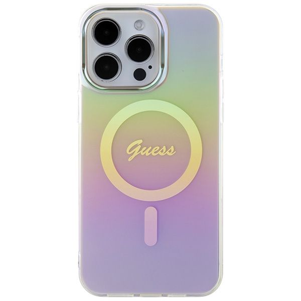 Etui Guess do iPhone 15 Pro, Różowy, MagSafe zdjęcie 3