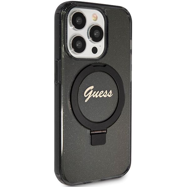 Etui Guess do iPhone 15 Pro, Czarny, MagSafe zdjęcie 4