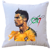 Poduszka z wkładem - Cristiano Ronaldo z autografem - dla fana