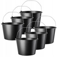 WIADRA PLASTIKOWE BUDOWLANE GOSPODARCZE 20L X 6SZT