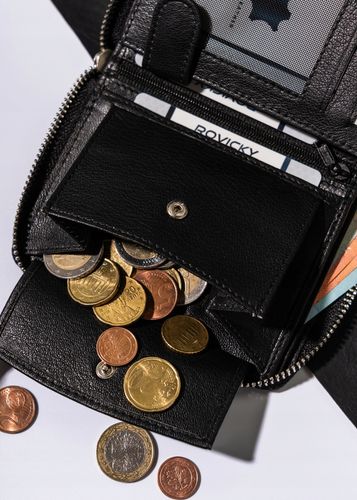 duży, skórzany portfel męski na zamek - always wild na Arena.pl