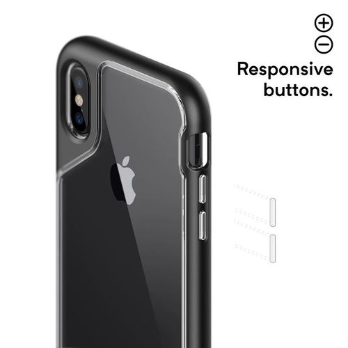 Caseology Skyfall Case - Etui iPhone Xs / X (Black) na Arena.pl