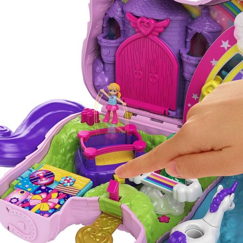 POLLY POCKET JEDNOROŻEC WALIZKA PINIATA UNICORN PARTY ZESTAW FIGURKI GVL88 na Arena.pl
